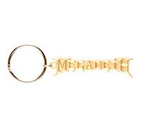 megadeth gold logo Keyring
