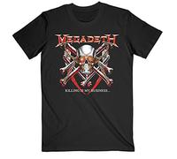 Megadeth Killing is My Business Official Tee T-Shirt Mens Unisex (Large) Black
