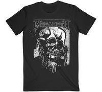 Megadeth Men's Hi-Con Vic T-Shirt in Black | Size: Small Megadeth Black S