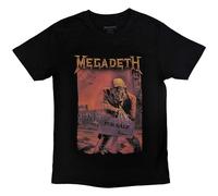 Megadeth Men's Peace Sells Album Cover T-Shirt in Black | Size: Medium Megadeth Black M