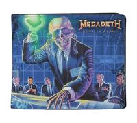 Megadeth Men's Rust In Peace Wallet in Blue Megadeth Blue One Size