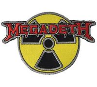 MEGADETH RADIOACTIVE, Officially Licensed, Iron-On / Sew-On, Embroidered PATCH