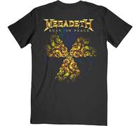 Megadeth Rust In Peace 30th Anniversary T-Shirt in Black | Size: XL Megadeth Black XL