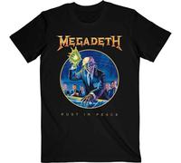 Megadeth Rust In Peace Anniversary T-Shirt in Black | Size: Medium Megadeth Black M