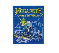 Megadeth Rust in Peace Hq Patch Badge Embroidered Iron on Applique Souvenir Accessory