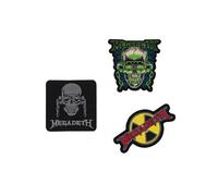 Megadeth - Set Of 3 - Patch - multicolored - Onesize - 100% Polyester Onesize