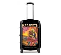 Megadeth Suitcase Luggage - Peace Sells - Large Rocksax Black One Size