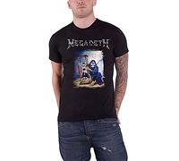 Megadeth T Shirt Countdown Hourglass Band Logo Official Mens Black XL