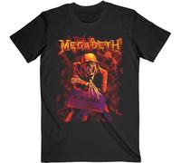 Megadeth T Shirt Peace Sells Band Logo Official Mens Black M