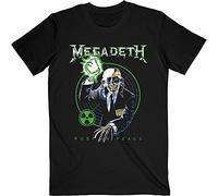 Megadeth T Shirt Rust in Peace Vic Target RIP Anniversary Official Mens Black L