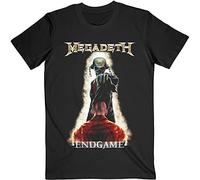 Megadeth T Shirt Vic Removing Hood Band Logo Official Mens Black M