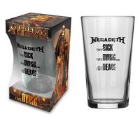Megadeth The Sick, The Dying… And The Dead! Beer Glass transparent Onesize