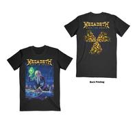 Megadeth T Shirt Rust in Peace 30 Th Anniversary Band Logo Official Black Size XL, Black, XL