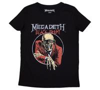 Megadeth Women's Blood Bath T-Shirt in Black | Size: Medium Megadeth Black M