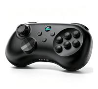 Megadream Fighting Gaming Controller for Switch/Android/iOS/PS3/PS4/PC, 6-Button Layout for Classic Games with Hall Effect Joysticks & Mechanical Touch Bumper Key, Turbo Function, 8-Way D-Pad (Black)