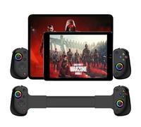 Megadream Game Controller for iOS/Android, Supports iPad Pro 13-inch, Phone Tablet Wireless Gaming Controller Bluetooth Gamepad for PC Switch Xbox PS4 for COD/Genshin,Emulators (black)