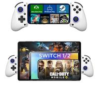 Megadream Gaming Controller for iPad/Tablet (Up to 10.2 inch) PC/Switch/PS3 | Bluetooth Controller with Hall Effect Trigger, Macro, Turbo, Streaming for Xbox/PS5/PS4/PC, Cloud Gaming, White