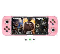 Megadream Mobile Gaming Controller for Android/iOS/PC/Steam Deck, Wireless Bluetooth Gamepad for iPhone 16 15 14 with 2 Macro Programming Back Button, Direct Play (Pink)