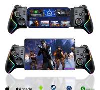 Megadream Mobile Gaming Controller for iPad/Tablet (Up to 13in) with Hall Effect Joysticks & Trigger, Android Gamepad with Macro/Turbo/RGB Light, for PS5/PS4/Xbox/PC Streaming & Cloud Gaming