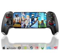 Megadream Mobile Gaming Controller for iPhone/Android/Switch with Hall Effect Joysticks & Triggers, Bluetooth Remote Gamepad for PC/PS4/PS5/Xbox, Cloud Gaming, Turbo/Macro - Black