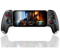 Megadream Mobile Phone Controller for iPhone/Android/iPad/Tablet - Switch/PC - Cloud Game - PS4/PS5/Xbox Remote Play Streaming, COD & Fortnite &More, Turbo/Macro (Black - Bluetooth Connection)