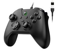 Megadream Wired Controller for Switch/Android/PS4/PC Gaming Controller with Dual Vibration, 1000Hz Polling Rate,2m USB Cable, Ergonomic Gamepad Joystick with Turbo Function (Black)