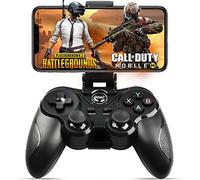 Megadream Wireless Game Controller for Android 6.0+,Key Mapping Bluetooth Gamepad Joystick for COD & PUBG, Compatible with Samsung, Nokia, OPPO, Google, Xiaomi, Motorola, Sony (Not for iOS,Black)