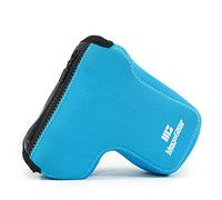 MegaGear 1501 Ultra Light Neoprene Camera Case compatible with Sony Alpha A6400, A6500 (16-70, 18-135 mm) - Blue