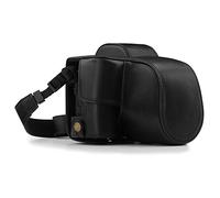 Megagear Canon EOS M50 Pu Leather Camera Case, Black (MG1446)