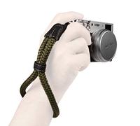 MegaGear MG936 Cotton Camera Wrist Strap Comfort Padding Safety for All Cameras Small 23 cm/9 inch (Green)