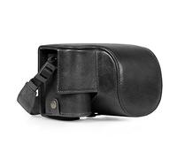 MegaGear Ever Ready Genuine Leather Camera Case Compatible with Nikon Z30 (Black)
