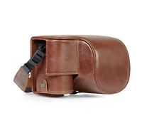 MegaGear Ever Ready Genuine Leather Camera Case Compatible with Nikon Z30 (Brown)