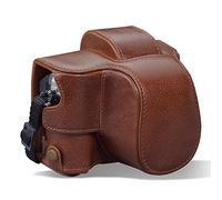 MegaGear Ever Ready Genuine Leather Camera Case compatible with Olympus OM-D E-M10 Mark IV