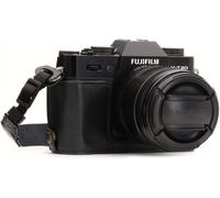 MegaGear Ever Ready Leather Camera Half Case and Strap compatible with Fujifilm