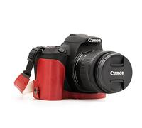 MegaGear Ever Ready Leather Camera Half Case compatible with Canon EOS Rebel SL3, Kiss X10, Rebel SL2, Kiss X9 MG1310