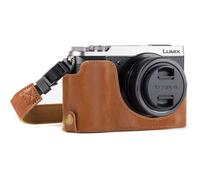MegaGear Ever Ready Leather Camera Half Case compatible with Panasonic Lumix DMC-GX80
