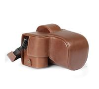 MegaGear Genuine Leather Camera Case for Fujifilm X-S20 (18-55mm) - Stylish and Protective Digital Photography Bag (Brown)