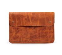 MegaGear Genuine Leather and Fleece Macbook Bag for 15 & 16 Inch -