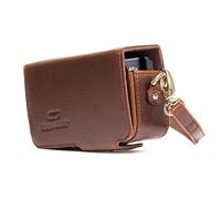 MegaGear MG1510 Canon PowerShot SX740 HS, SX730 HS Leather Camera Case with Strap