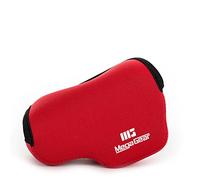 MegaGear MG072 ''Ultra Light'' Neoprene Camera Case Bag with Carabiner for Sony NEX-5TL, Sony NEX-5R, Sony NEX-3N with Sony SELP1650, Sony A5000, Sony A5100 16-50mm Lens (Red)