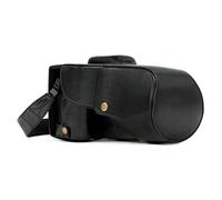 MegaGear MG1184 Canon EOS Rebel T6s, EOS 760D, EOS 8000D (18-55mm) Ever Ready Leather Camera Case and Strap, Black