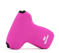 MegaGear MG1199 Ultra Light Neoprene Camera Case compatible with Olympus OM-D E-M5 Mark III, E-M5 Mark II 12-40mm - Hot Pink
