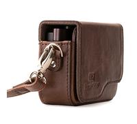 MegaGear MG1264 Leather Camera Case with Strap for Leica C Type 112 - Dark Brown