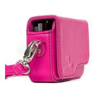 MegaGear MG1267 Leather Camera Case with Strap for Leica C Type 112 - Hot Pink