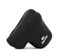 MegaGear MG1320 Ultra Light Neoprene Case with Carabiner for Canon EOS M100, M200 Camera - Black