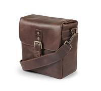 MegaGear MG1329 Torres Mini Genuine Leather Camera Messenger Bag for Mirrorless, Instant and DSLR Cameras, Brown