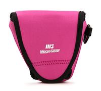 MegaGear MG1338 Ultra Light Neoprene Camera Case Compatible with Fujifilm X-E3 (23mm & 18-55mm) - Hot Pink