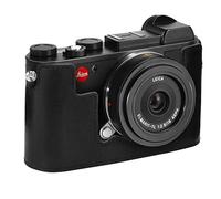 MegaGear MG1457 Ever Ready Genuine Leather Camera Half Case and Strap for Leica CL, Black