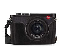 MegaGear MG1718 Ever Ready Genuine Leather Camera Half Case compatible with Leica Q2 - Black