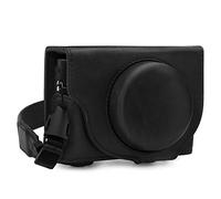 MegaGear MG1730 Ever Ready Leather Camera Case compatible with Sony Cyber-shot DSC-RX100 VII - Black